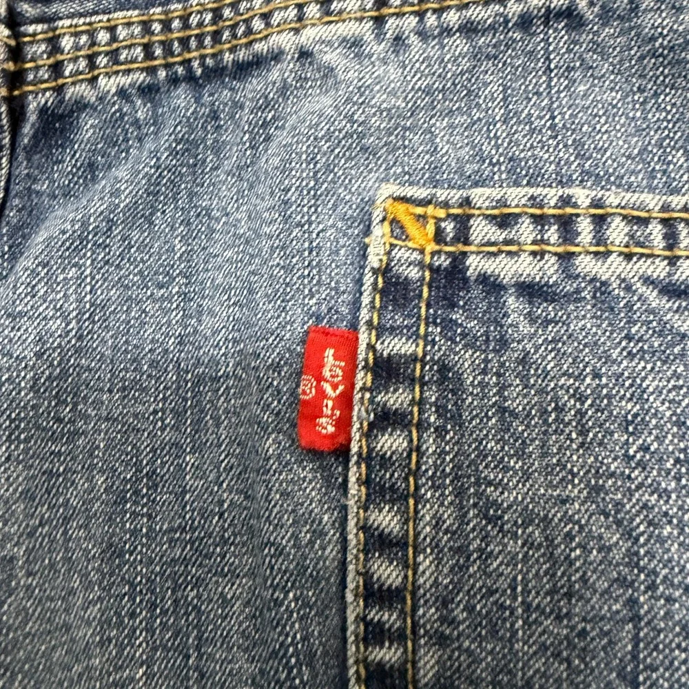 Levis Carpenter Jeans Mens 36x34 Medium Wash Blue Loose Fit Utility Workwear Y2K